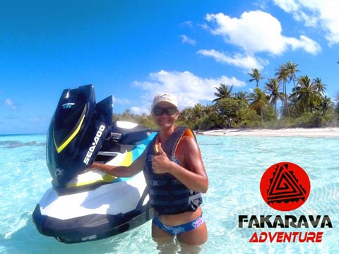 Fakarava Adventure - jet-ski quad bateau