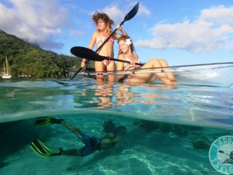 Lagoon Explorer - kayak transparent | Activités à Moorea Ouest | eDivingPass
